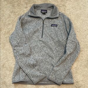 Patagonia Gray Quarter-Zip Pullover